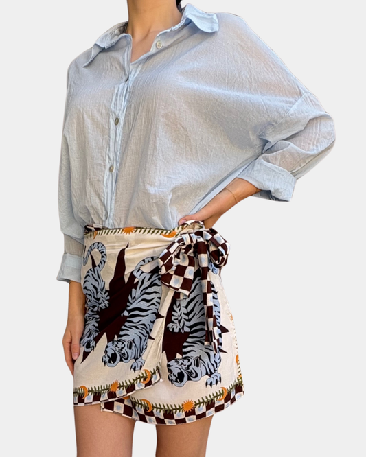 Camicia in mussola di cotone