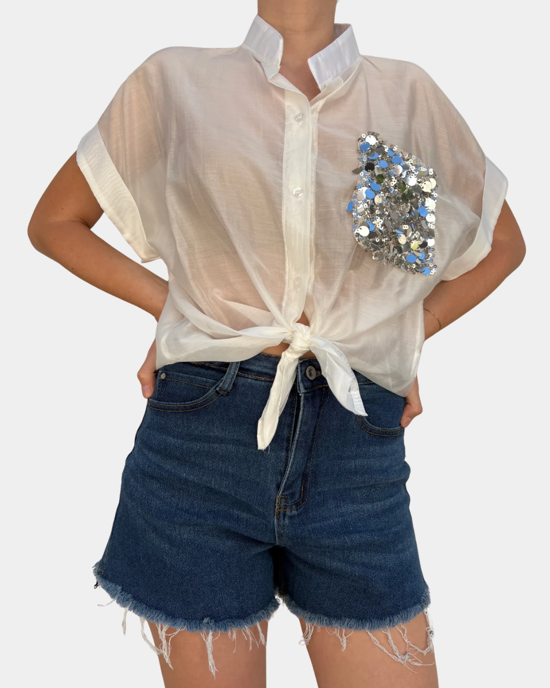 Camicia paiettes