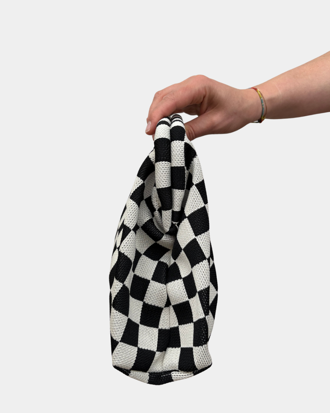 Borsa clutch scacchi
