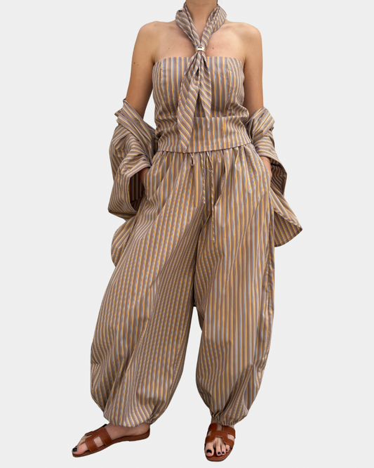 Pantalone righe Lumina