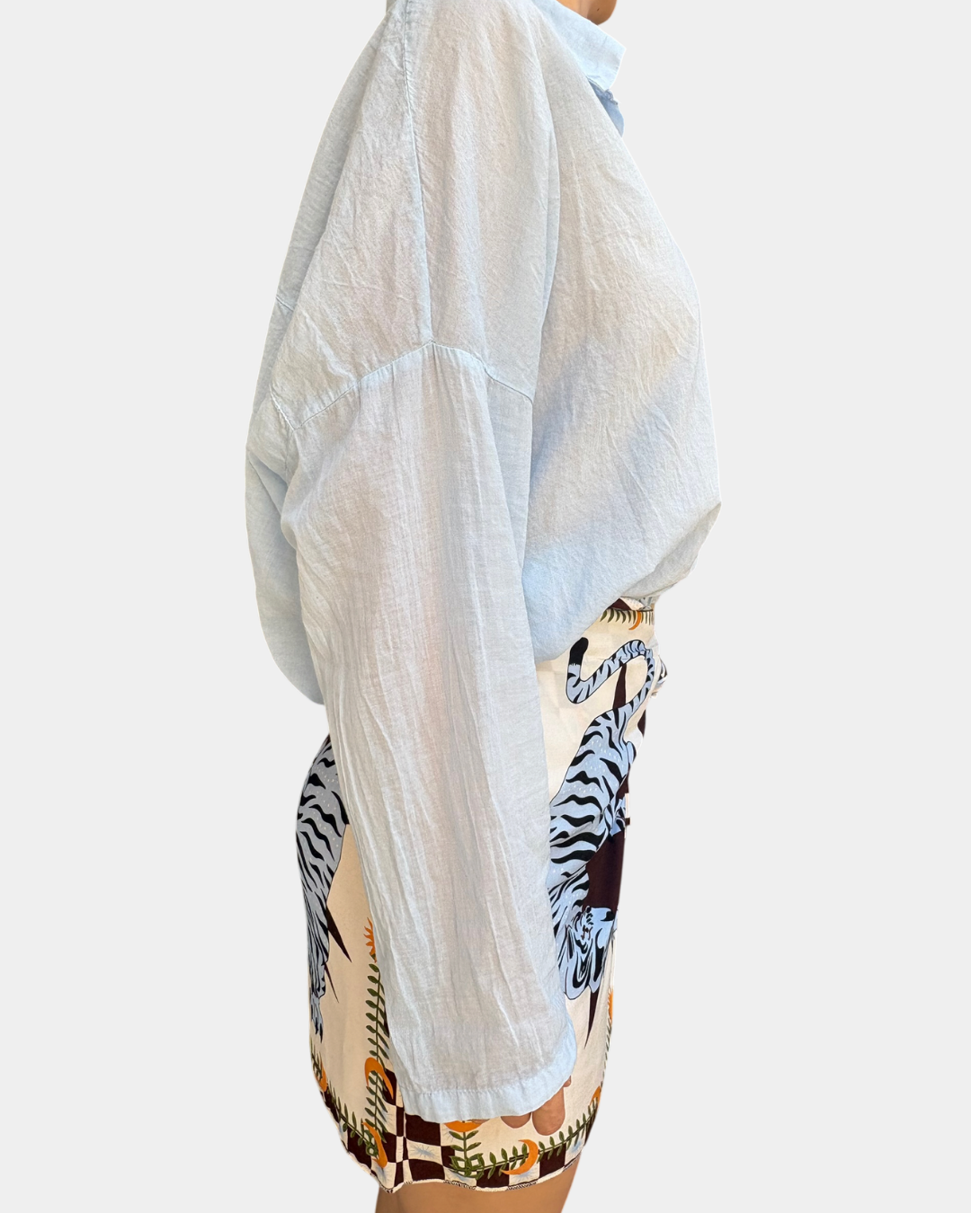 Camicia in mussola di cotone