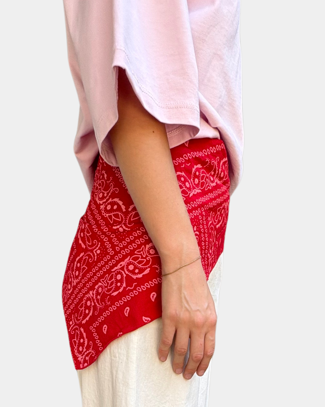 Pantalone con foulard